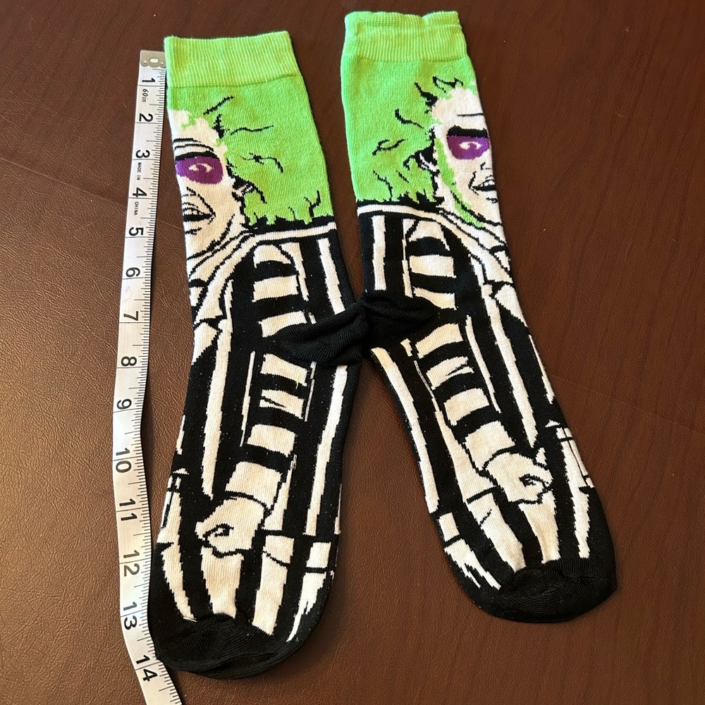 Bettlejuice Halloween socks